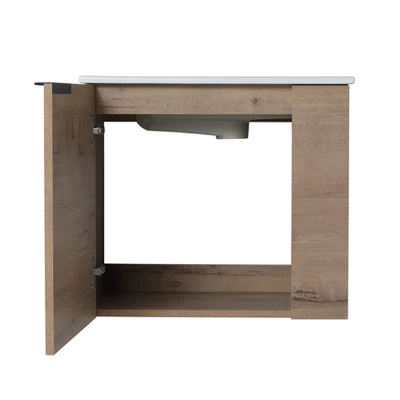 22" Bathroom Vanity With Sink, Soft Close Door And Floating Mount Design - ModernLuxe - Image 8