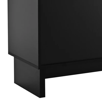 Modern Storage Cabinet With Rattan Door And Adjustable Shelves, Accent Cabinet Buffet Cabinet For Living Room-ModernLuxe - Image 12