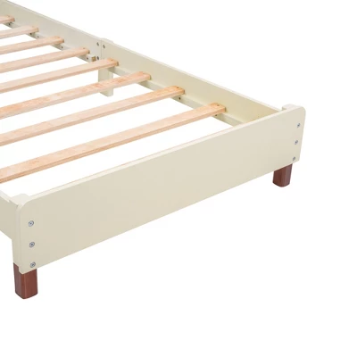 Wood Platform Bed With House-shaped Headboard-ModernLuxe - Image 8