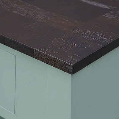 48" Solid Wood Top Modern Living Room Console Table With 3 Drawers And 2 Shelves - ModernLuxe - Image 8