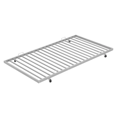 Twin Over Full Steel Bunk Bed With Twin Size Trundle Bed And Two-Side Ladders-ModernLuxe - Image 11