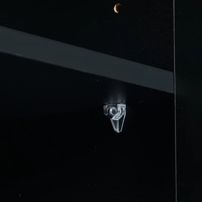 Modern Storage Cabinet With Rattan Door And Adjustable Shelves, Accent Cabinet Buffet Cabinet For Living Room-ModernLuxe - Image 11