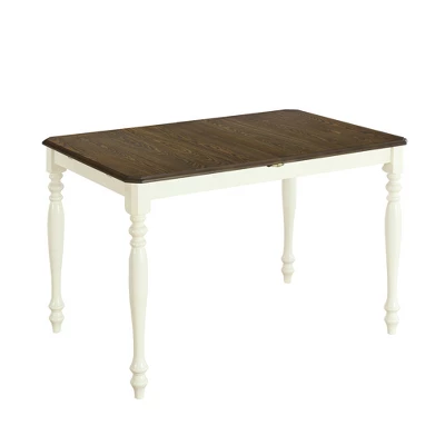 5 PCS Mid-Century Extendable Dining Table Set With 15inch Butterfly Leaf And 4 Upholstered Chairs-ModernLuxe - Image 9