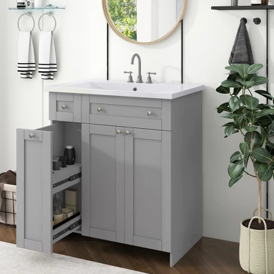 30" Bathroom Vanity With Undermount Sink - ModernLuxe - Image 12