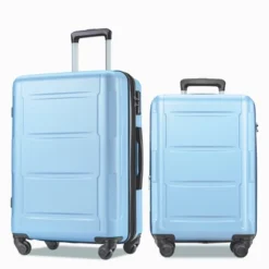 2 PCS Expanable Luggage Set, Hardside Spinner Suitcase With TSA Lock-ModernLuxe