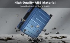 3 PCS Expanable Luggage Set,ABS Hardshell Spinner Wheel Suitcase With TSA Lock (20+24/20+28)-ModernLuxe