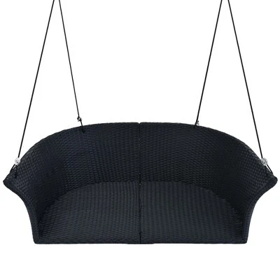 51.9" 2-Person Hanging Rattan Woven Swing Seat - ModernLuxe - Image 5