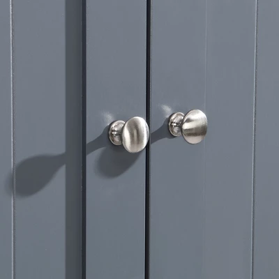 72.4" Minimalist Freestanding Kitchen Storage Cabinet Organizer, Kitchen Pantry With 4 Doors And Adjustable Shelves-ModernLuxe - Image 8