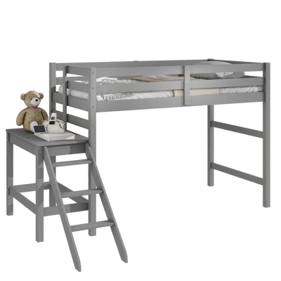 Loft Bed With Platform And Ladder - ModernLuxe - Image 4