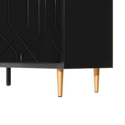 Modern Storage Sideboard With Adjustable Shelves - ModernLuxe - Image 7