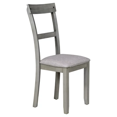 5 PCS Classic Dining Table Set With 4 Upholstered Chairs-ModernLuxe - Image 11