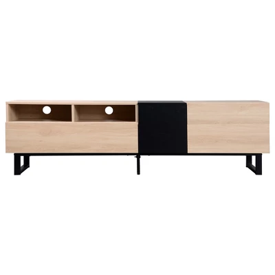70.9" Contemporary TV Stand With 2 Drawers And 2 Doors - ModernLuxe - Image 6