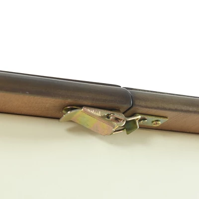 5 PCS Mid-Century Extendable Dining Table Set With 15inch Butterfly Leaf And 4 Upholstered Chairs-ModernLuxe - Image 12