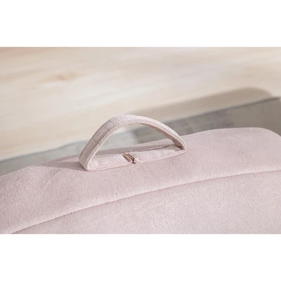 Kid's Velvet Upholstered Accent Chair, Memory Sponge Stuffed Bean Bag Chair-ModernLuxe - Image 7