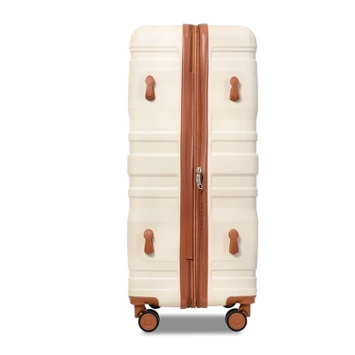 3 PCS Luggage Set, ABS Hardshell Expanable Spinner Suitcase With TSA Lock (20/24/28)-ModernLuxe - Image 3