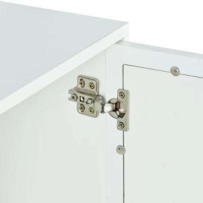 Modern Storage Cabinet With Rattan Door And Adjustable Shelves, Accent Cabinet Buffet Cabinet For Living Room-ModernLuxe - Image 13