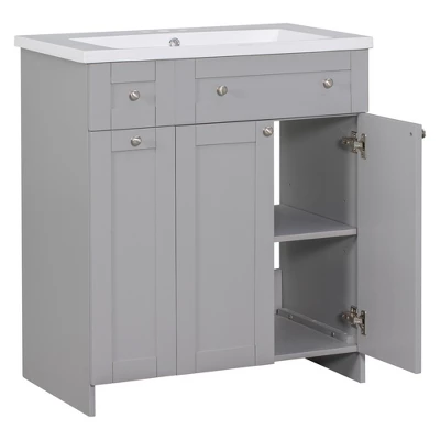 30" Bathroom Vanity With Undermount Sink - ModernLuxe - Image 9